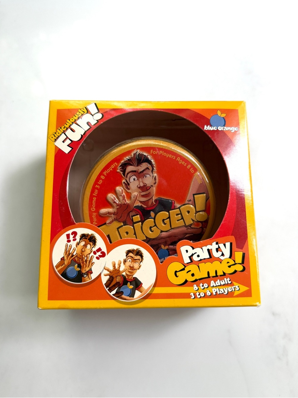 Trigger Party Game by Blue Orange quick thinking New